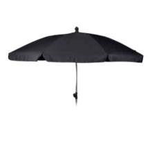 2 m Ø med tilt - Sort, Parasol