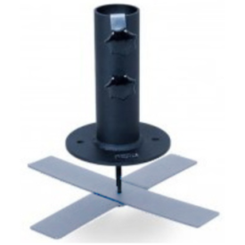 Parasol-beslag - Til montering under  store Fliser - Rundt-rør 19 til 48 mm
