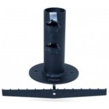 Parasol-beslag - Til montering under  store Fliser - Rundt-rør 19 til 48 mm