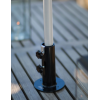 Parasol-beslag - Til montering under  store Fliser - Rundt-rør 19 til 48 mm