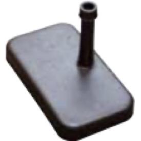 Parasolfød 20 kg. Beton fod 1/2 Til Altan Antrasit plast kappe. 1/2 Fod, 50 x 29 cm. PL-rør 18 til 38 mm