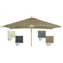 3 x 3 m, Firkat "Parma" - Træ, POLYESTER, Parasol