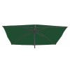 2 x 2 m Løs Firkantet Parasol Skærm "Symo" = Grøn, DRALON