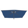 2 x 2 m Løs Firkantet Parasol Skærm "Symo" = Mørk-Blå, DRALON