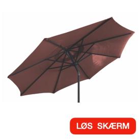 2,75 m Løs Rund Parasol Skærm "Venice" = Karemel, SPUN-POLYESTER