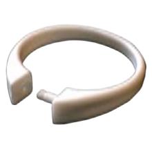 Leco holder med Hul 50 mm. (Hvid) 10 STK I POSEN