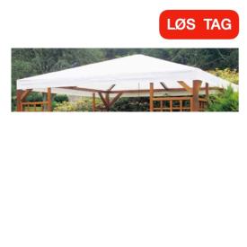Pavilloner Tag 4x3m til “Hov” Træ Pavillon, Beige, POLYESTER