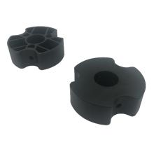 3-Kløver til Hastrup-ben 25-30 mm rør (Sort) 2 Stk