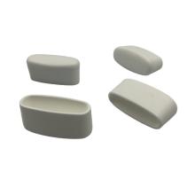 41 x 15 mm Ø, Elipse (UDVENDIG) Dupsko Hvid - 4 stk