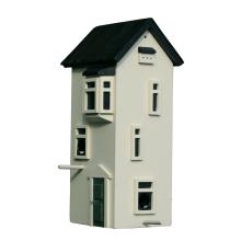 Svenske Foderautomater, Højhus 15x15cm, H33cm., Hvid imprægneret