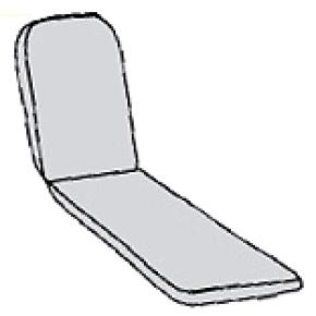 45 x 115 / 78 cm Deckstol - Havehynde (Størrelse. xx 65)